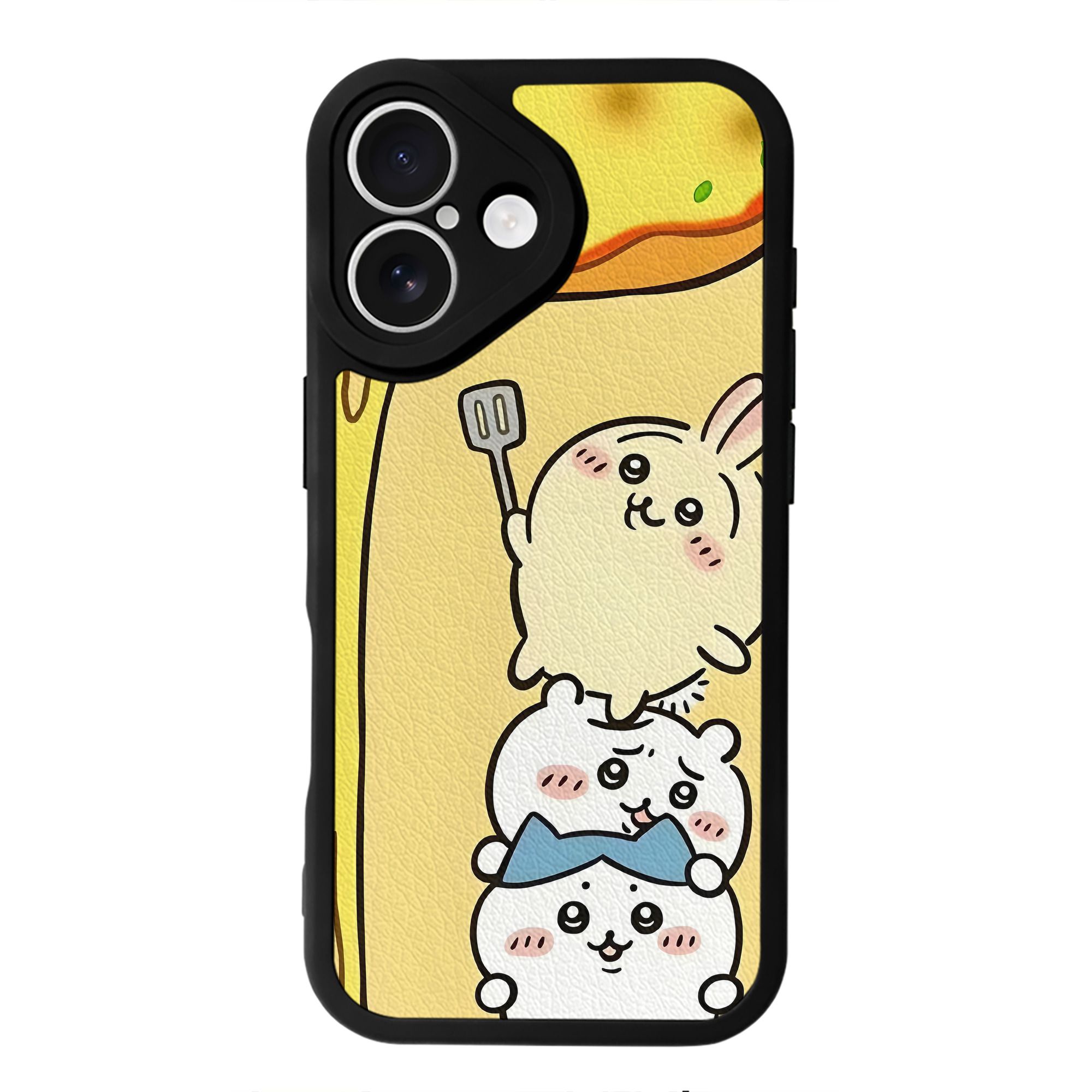 （画像用） ちいかわ Chii-kawa 【iPhone 16シリーズ対応】シリコンスマホケース（レザー調） 材質：シリコン